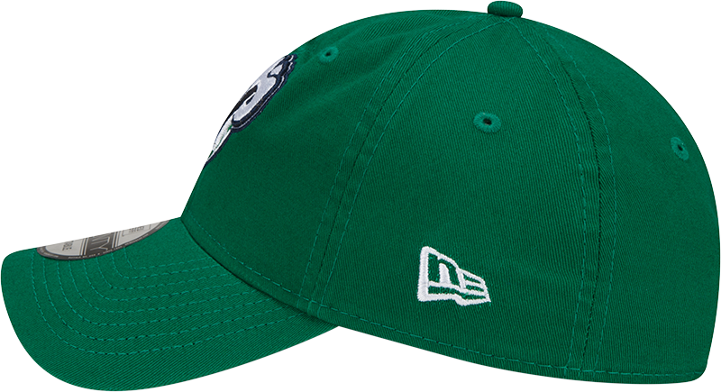DALLAS MAVERICKS NEW ERA HARDWOOD CLASSIC GREEN M-HAT SNAPBACK CAP