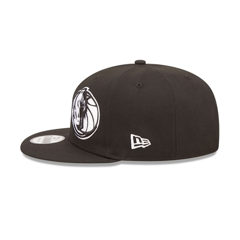 DALLAS MAVERICKS NEW ERA 9FIFTY DRAFT BLACK SNAPBACK