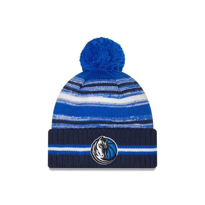 DALLAS MAVERICKS NEW ERA HORSE HEAD SPORT STRIPE POM KNIT