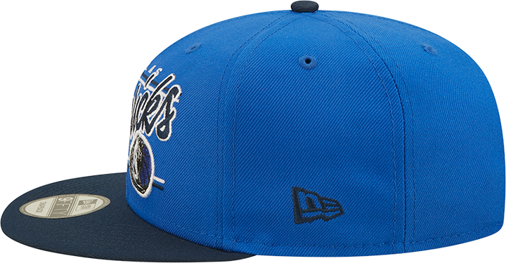 DALLAS MAVERICKS NEW ERA HORSEHEAD TEAM SCRIPT SNAPBACK