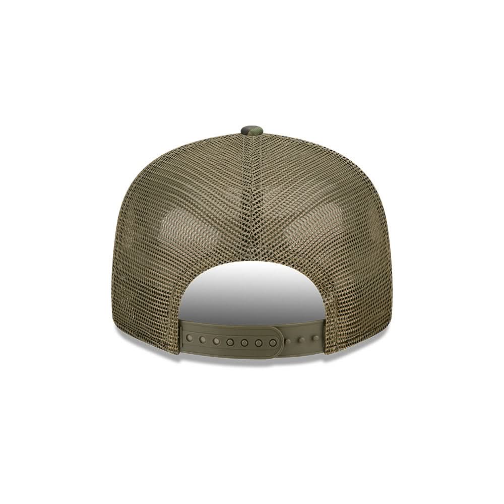 DALLAS MAVERICKS NEW ERA CAMO TRUCKER SNAPBACK