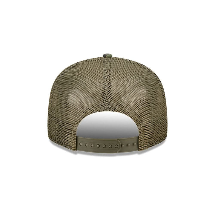 DALLAS MAVERICKS NEW ERA CAMO TRUCKER SNAPBACK