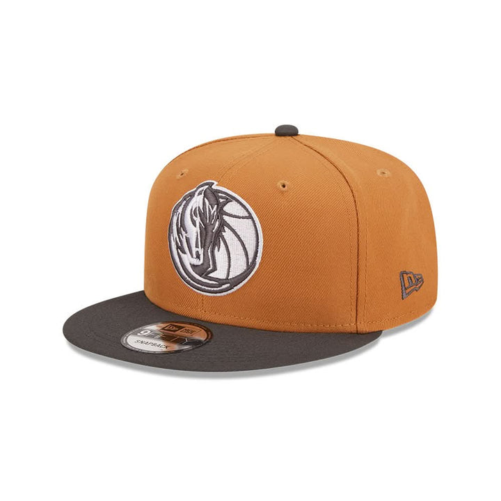 DALLAS MAVERICKS NEW ERA HORSEHEAD 2TONE STEEL & BRONZE SNAPBACK
