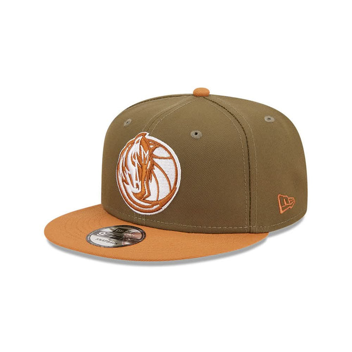 DALLAS MAVERICKS NEW ERA HORSEHEAD 2TONE OLIVE & BRONZE SNAPBACK