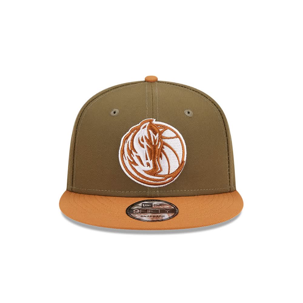 DALLAS MAVERICKS NEW ERA HORSEHEAD 2TONE OLIVE & BRONZE SNAPBACK