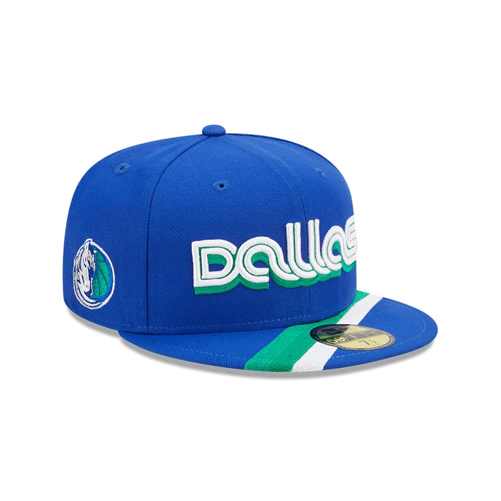 DALLAS MAVERICKS NEW ERA 2022-23 CITY EDITION DALLAS WORDMARK FITTED CAP