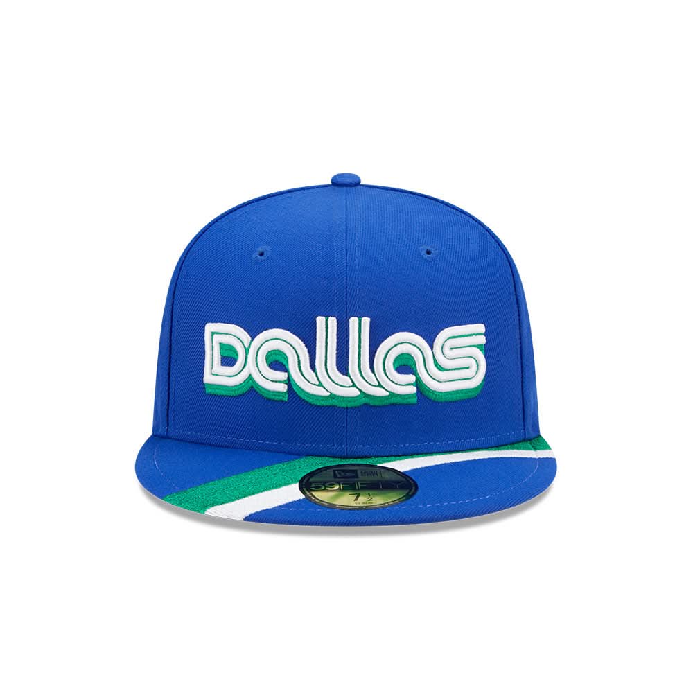 DALLAS MAVERICKS NEW ERA 2022-23 CITY EDITION DALLAS WORDMARK FITTED CAP