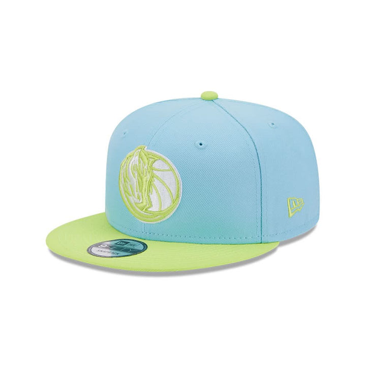 DALLAS MAVERICKS NEW ERA CYBER BLUE COLOR PACK SNAPBACK