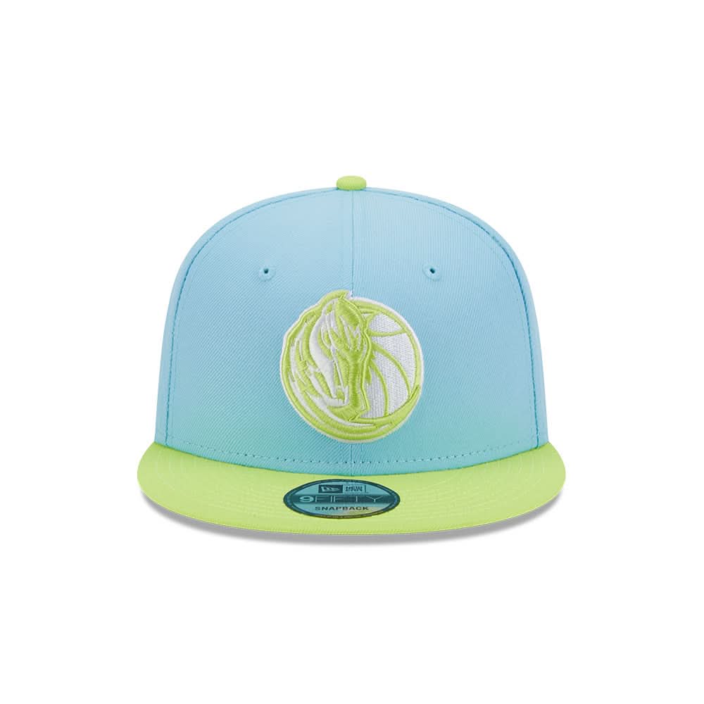 DALLAS MAVERICKS NEW ERA CYBER BLUE COLOR PACK SNAPBACK
