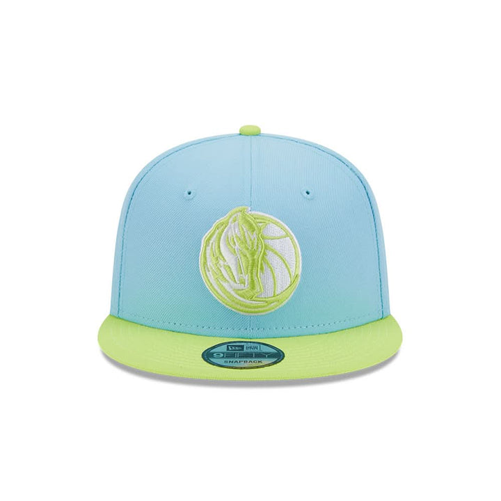 DALLAS MAVERICKS NEW ERA CYBER BLUE COLOR PACK SNAPBACK
