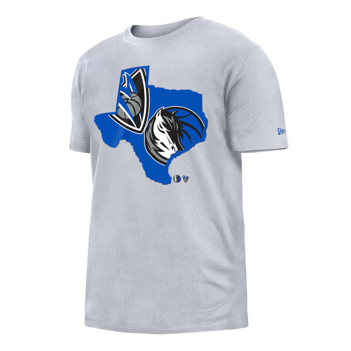 DALLAS MAVERICKS NEW ERA 2022 TEXAS LOGO TEE