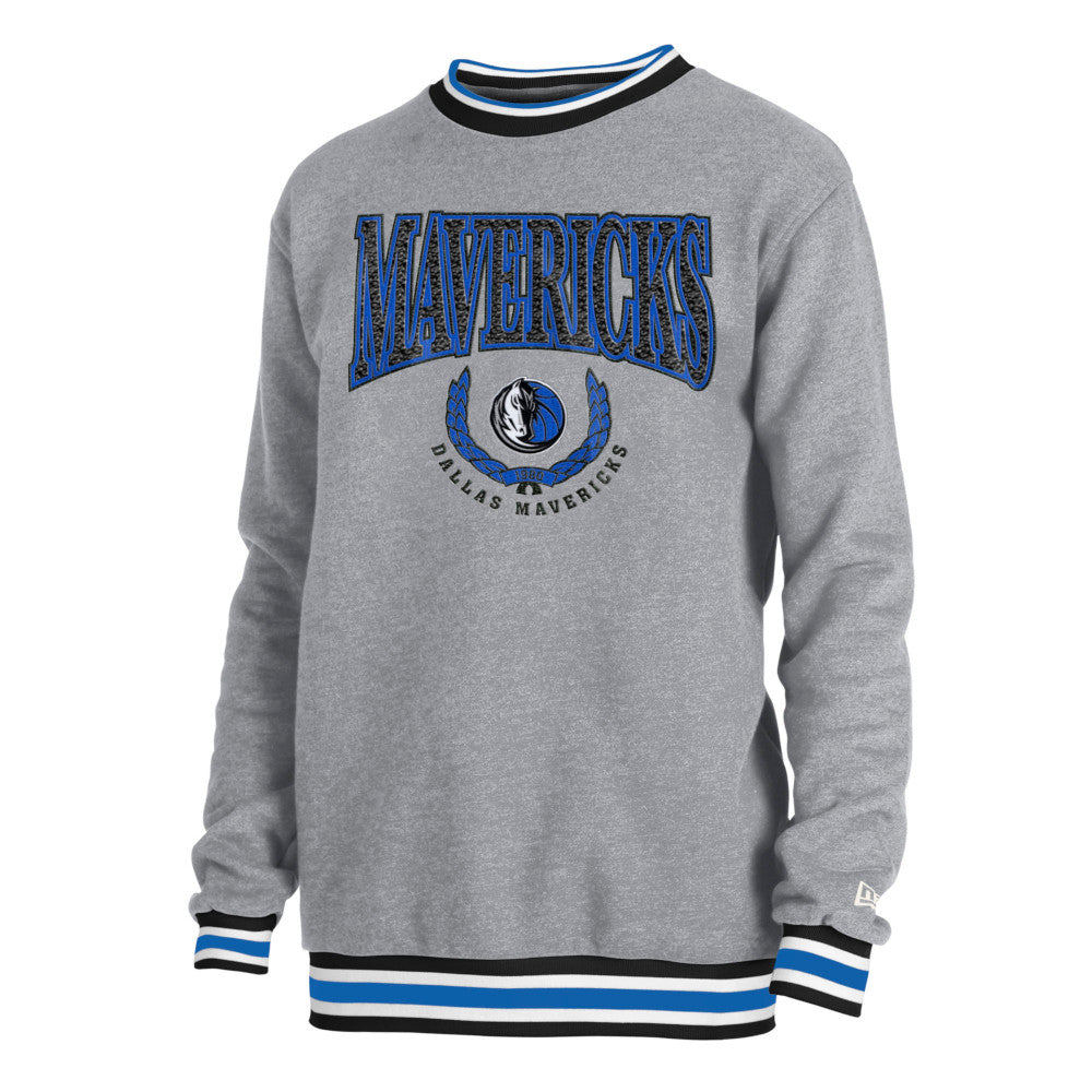 DALLAS MAVERICKS NEW ERA WORDMARK FLEECE PULLOVER