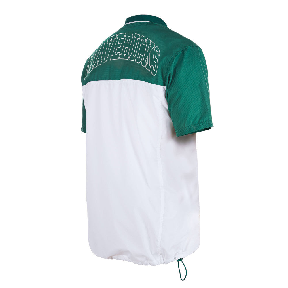 DALLAS MAVERICKS NEW ERA 2022 HORSEHEAD HALF ZIP TEE