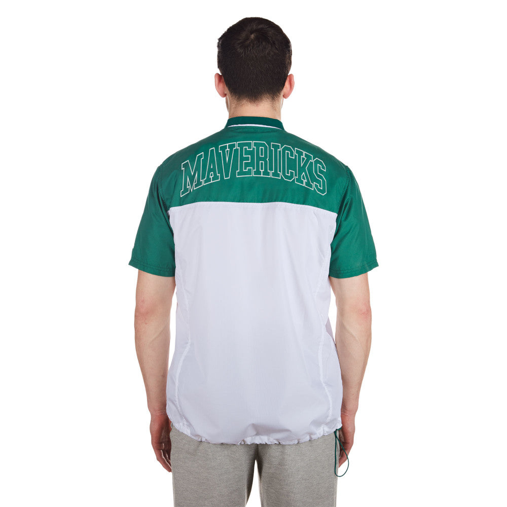 DALLAS MAVERICKS NEW ERA 2022 HORSEHEAD HALF ZIP TEE
