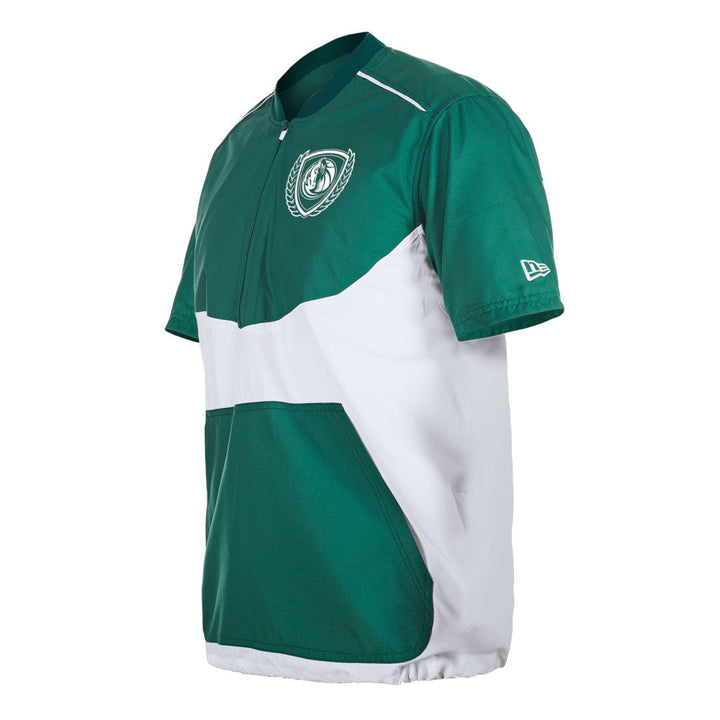 DALLAS MAVERICKS NEW ERA 2022 HORSEHEAD HALF ZIP TEE