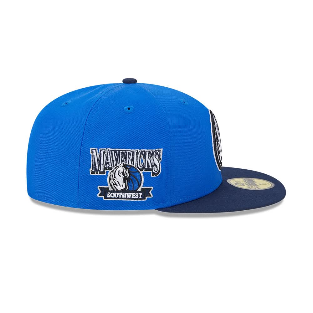 DALLAS MAVERICKS NEW ERA ROYAL BLUE HORSEHEAD FITTED CAP