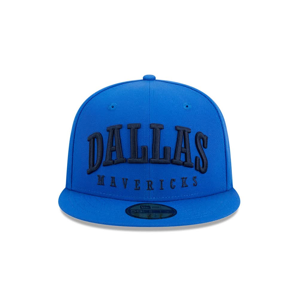 DALLAS MAVERICKS NEW ERA ROYAL BLUE DALLAS FITTED CAP