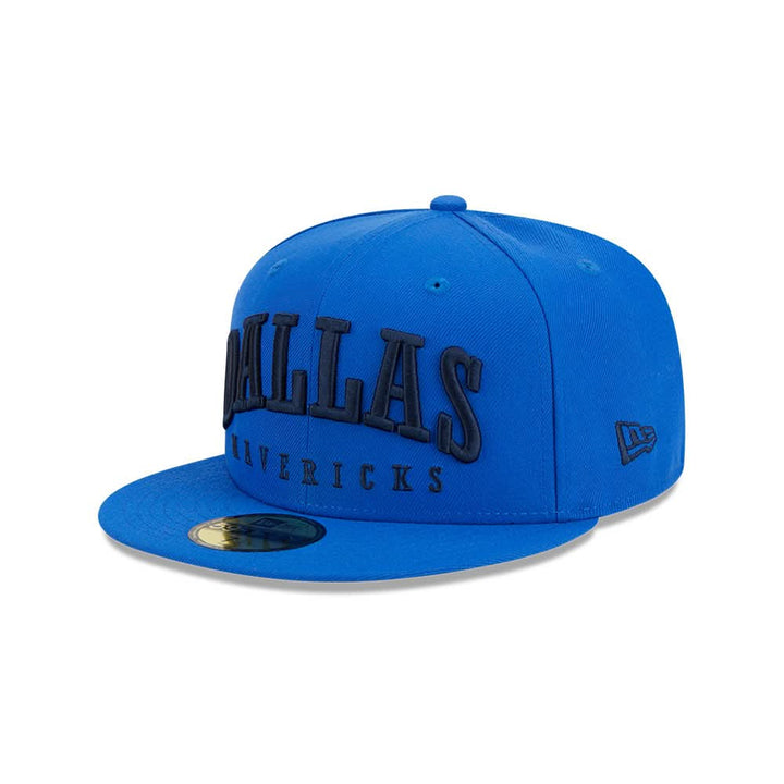 DALLAS MAVERICKS NEW ERA ROYAL BLUE DALLAS FITTED CAP