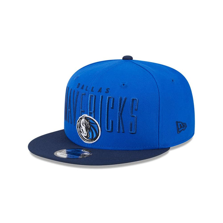 DALLAS MAVERICKS NEW ERA ROYAL BLUE HORSEHEAD SNAPBACK CAP