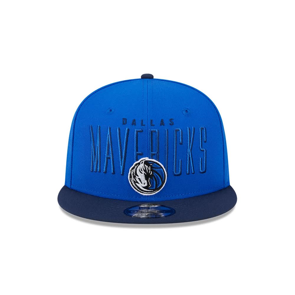 DALLAS MAVERICKS NEW ERA ROYAL BLUE HORSEHEAD SNAPBACK CAP