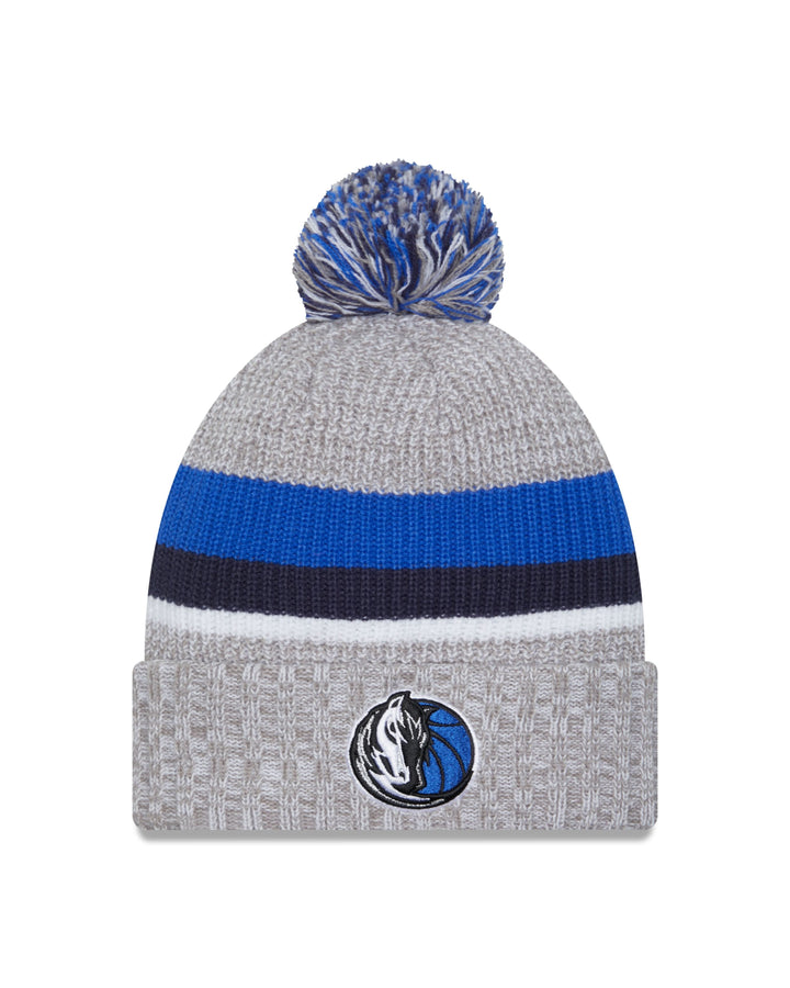 DALLAS MAVERICKS NEW ERA GREY HORSEHEAD STRIPED KNIT