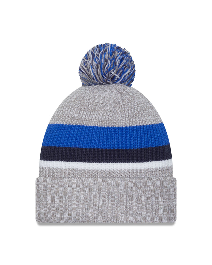 DALLAS MAVERICKS NEW ERA GREY HORSEHEAD STRIPED KNIT