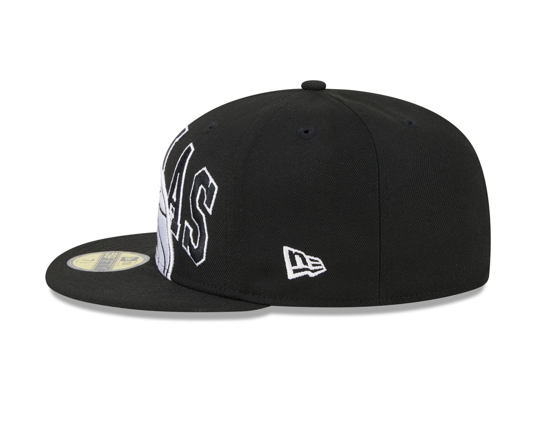 DALLAS MAVERICKS NEW ERA BLACK DALLAS HORSEHEAD FITTED CAP