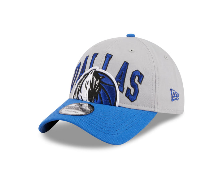 DALLAS MAVERICKS NEW ERA GREY DALLAS HORSEHEAD ADJUSTABLE CAP