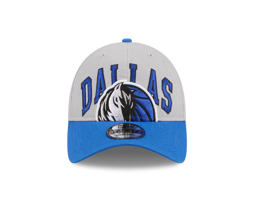 DALLAS MAVERICKS NEW ERA GREY DALLAS HORSEHEAD ADJUSTABLE CAP