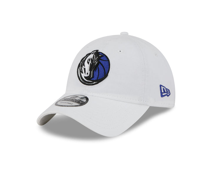 DALLAS MAVERICKS NEW ERA EG WHITE HORSEHEAD ADJUSTABLE CAP