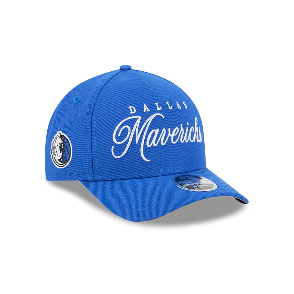 DALLAS MAVERICKS NEW ERA ROYAL DRAFT SNAPBACK CAP