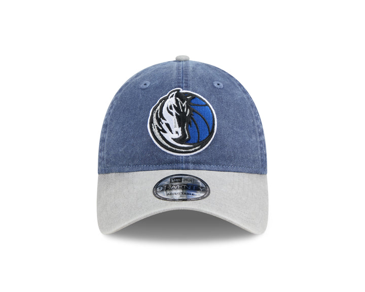DALLAS MAVERICKS NEW ERA TWO TONED GREY AND DENIM ADJUSTABLE CAP
