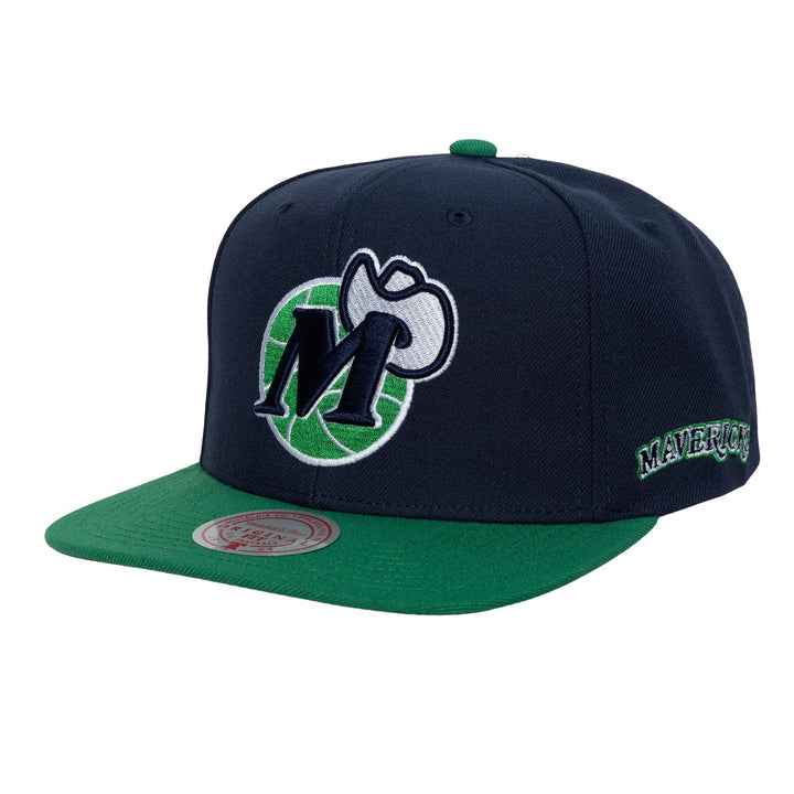 DALLAS MAVERICKS MITCHELL & NESS 2022 HARDWOOD CLASSIC ORIGINS 2TONE SNAPBACK