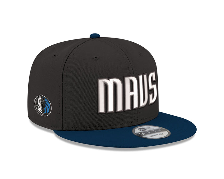 DALLAS MAVERICKS NEW ERA STATEMENT BLACK SNAPBACK