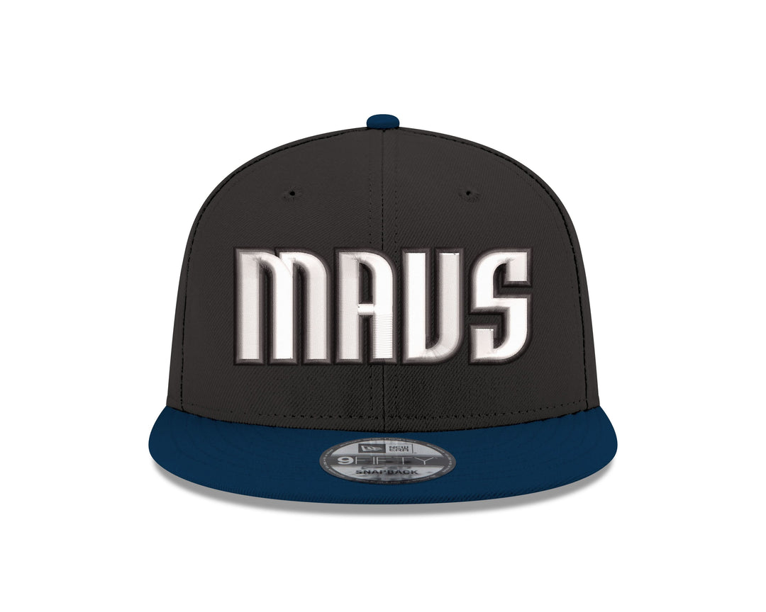 DALLAS MAVERICKS NEW ERA STATEMENT BLACK SNAPBACK