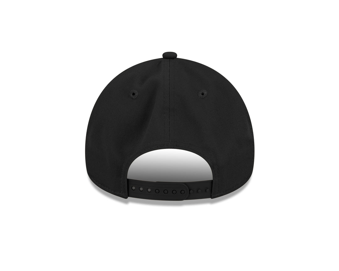 DALLAS MAVERICKS NEW ERA BLACK SCRIPTED 940 ADJUSTABLE CAP