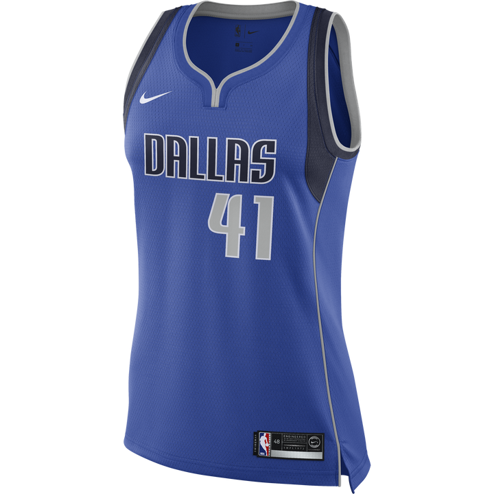 DALLAS MAVERICKS WOMEN'S DIRK NOWITZKI ICON SWINGMAN JERSEY