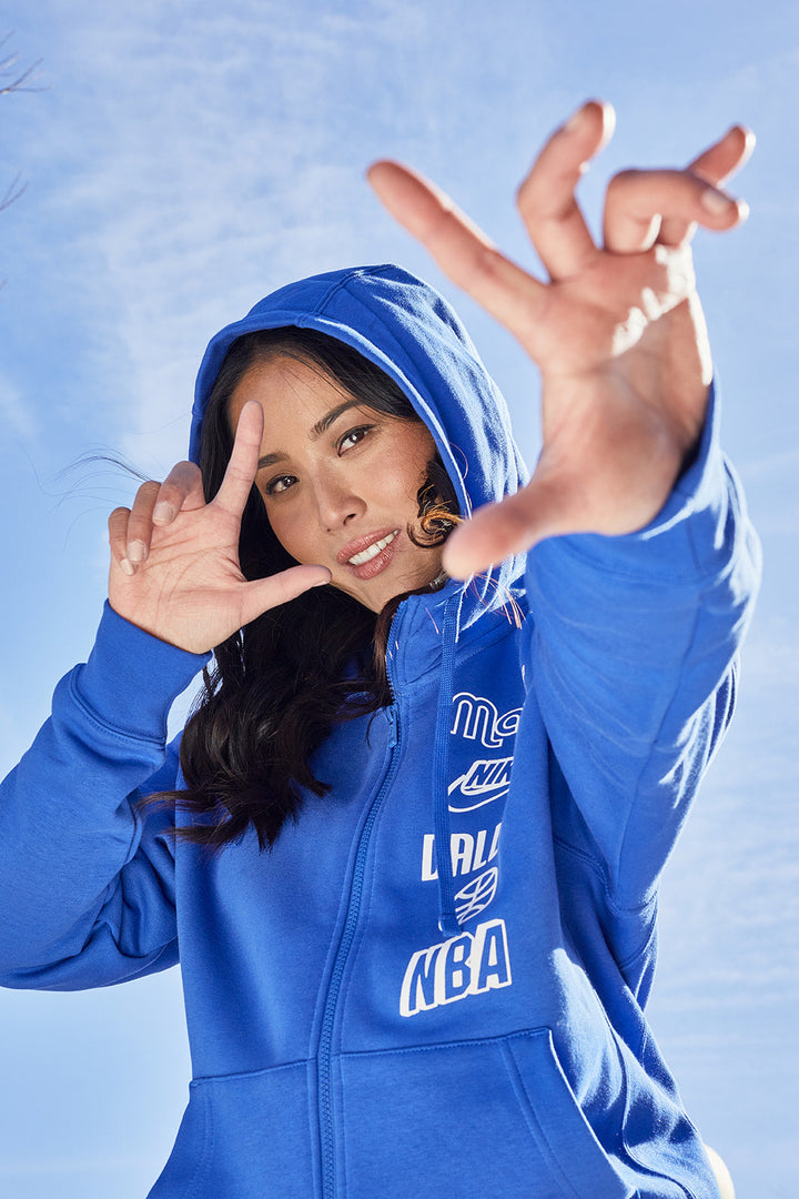DALLAS MAVERICKS NIKE 2022 CLUB FULL ZIP HOODIE