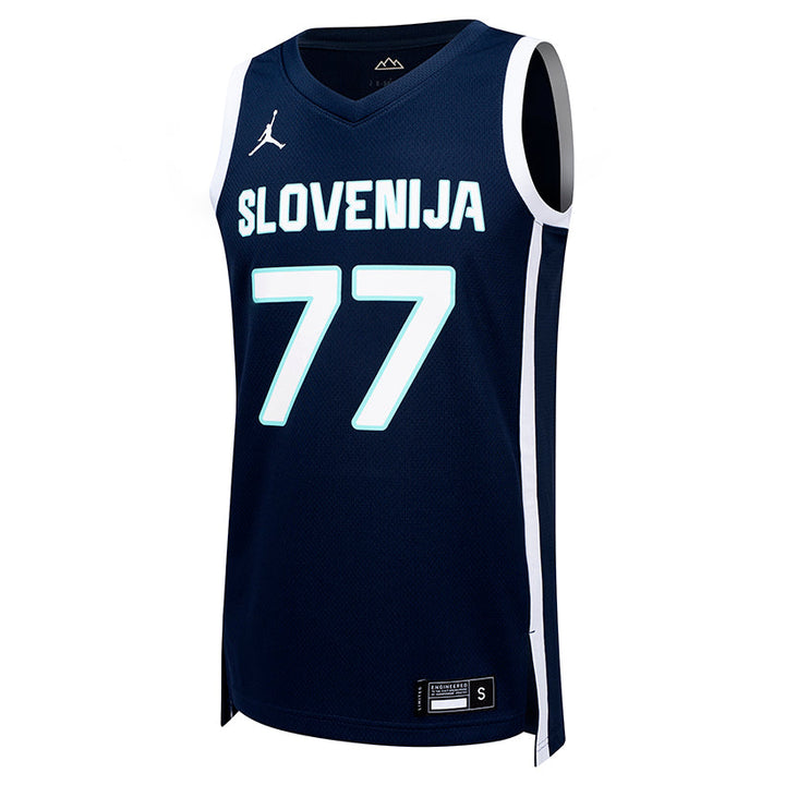 DALLAS MAVERICKS JORDAN BRAND OBSIDIAN SLOVENIJA SWINGMAN JERSEY