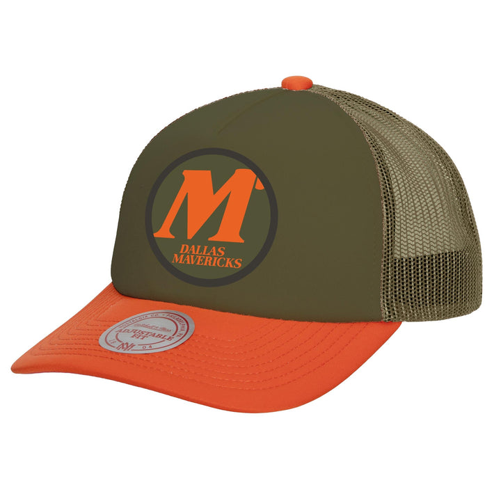 DALLAS MAVERICKS MITCHELL & NESS 2022 HARDWOOD CLASSIC FLIGHT TRUCKER CAP