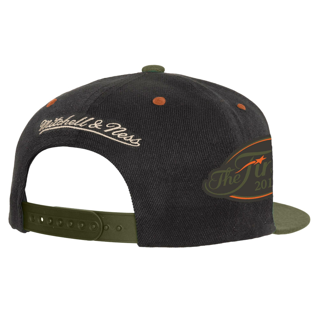 DALLAS MAVERICKS MITCHELL & NESS 2022 HARDWOOD CLASSIC 2TONED FLIGHT OFFSET SNAPBACK