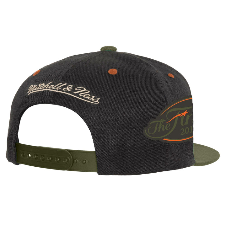 DALLAS MAVERICKS MITCHELL & NESS 2022 HARDWOOD CLASSIC 2TONED FLIGHT OFFSET SNAPBACK