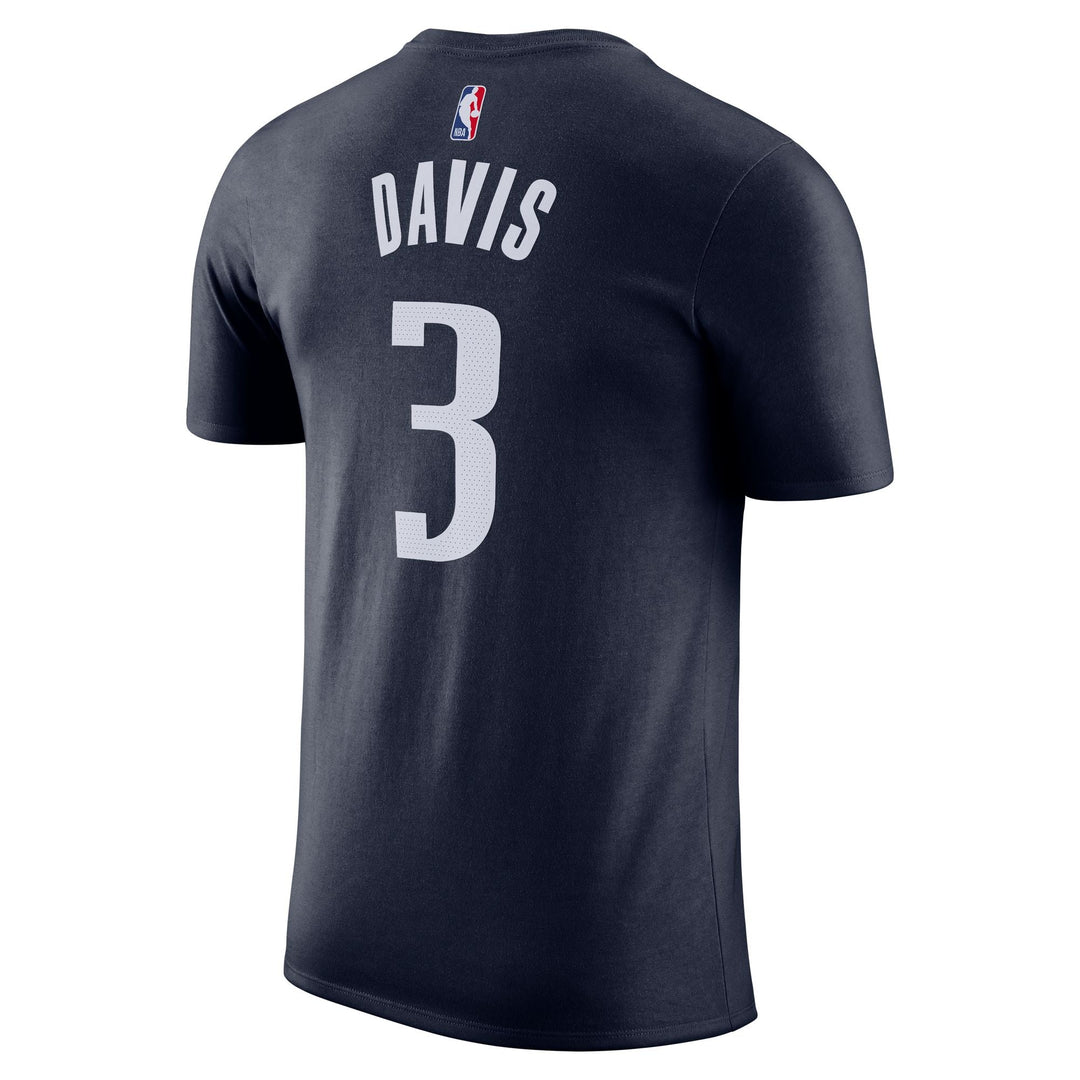 DALLAS MAVERICKS NIKE JORDAN ANTHONY DAVIS STATMENT NAME & NUMBER TEE