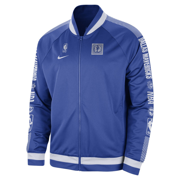 DALLAS MAVERICKS NIKE ROYAL BLUE FULL-ZIP JACKET
