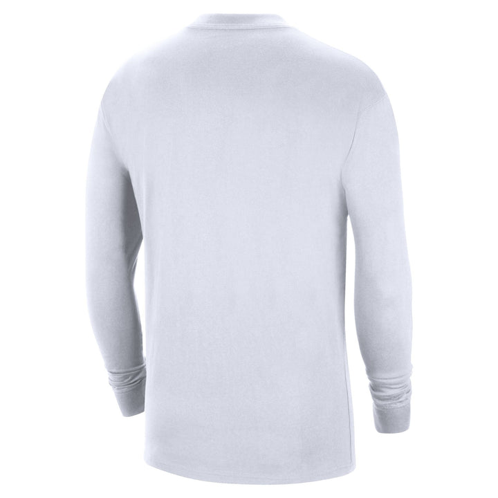 DALLAS MAVERICKS NIKE WHITE LONG SLEEVE JORDAN TEE