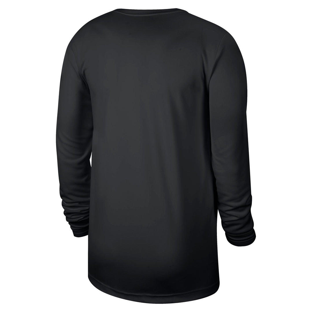 DALLAS MAVERICKS NIKE BLACK PRACTICE LONGSLEEVE TEE