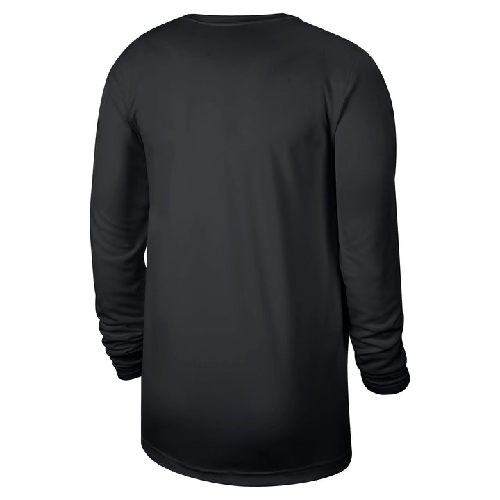 DALLAS MAVERICKS NIKE BLACK PRACTICE LONGSLEEVE TEE