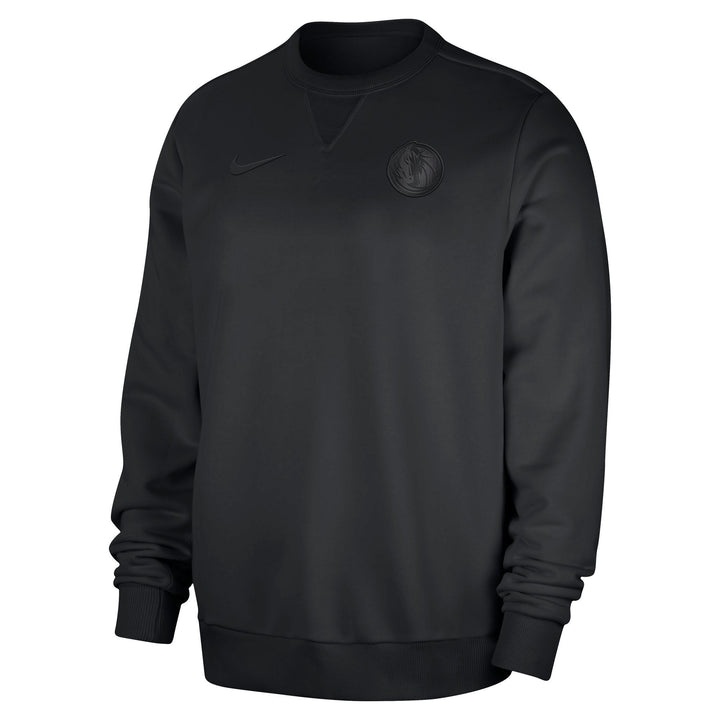 DALLAS MAVERICKS NIKE BLACK CREWNECK