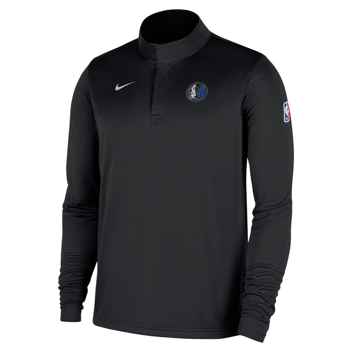 DALLAS MAVERICKS NIKE DRI-FIT BLACK QUARTER ZIP