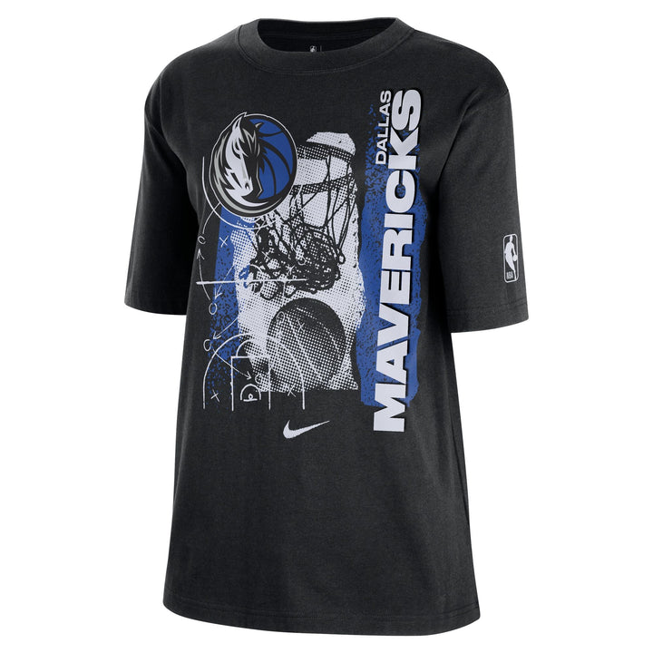 DALLAS MAVERICKS NIKE WOMEN'S VINTAGE HOOP SHORT SLEEVE TEE